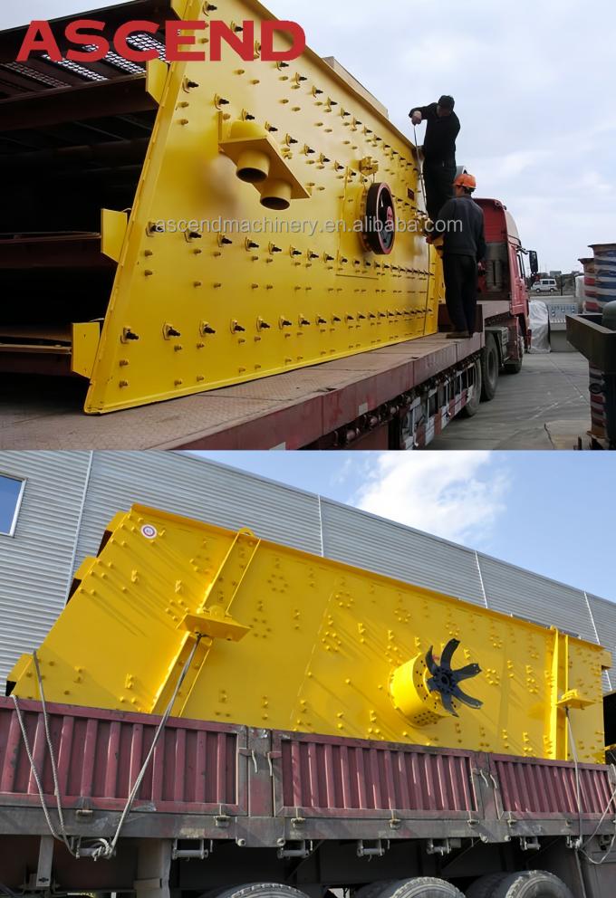 Taş Ocağı Titreşimli Elek Makinesi Motorlu Kum Eleme Çalkalayıcı ISSO9001 5