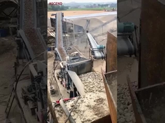 Çakıl madeni inşaat atıklarını ezmek için darbe kırıcı