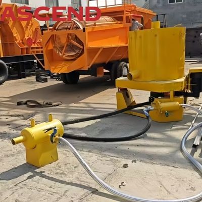 China Ascend 50 60 tons per hour capacity gold trommel washing plant for alluvial gold recovery in Austrian