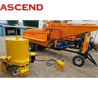 China Ascend 50 60 tons per hour capacity gold trommel washing plant for alluvial gold recovery in Austrian